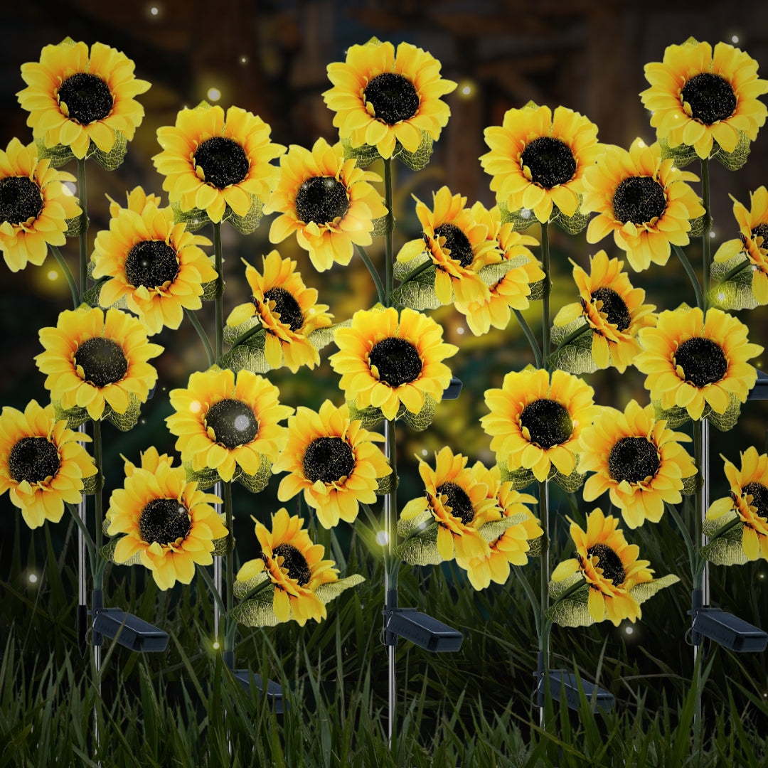 🌞Women's Equality Day - Solar LED Sunflower Garden Lights-29.6inch/75cm 🌻
