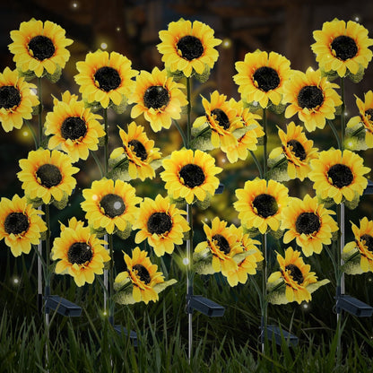 🌞Women's Equality Day - Solar LED Sunflower Garden Lights-29.6inch/75cm 🌻