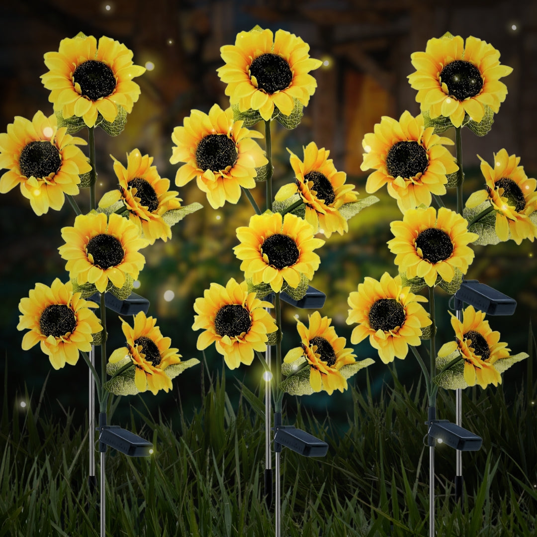 🌞Women's Equality Day - Solar LED Sunflower Garden Lights-29.6inch/75cm 🌻