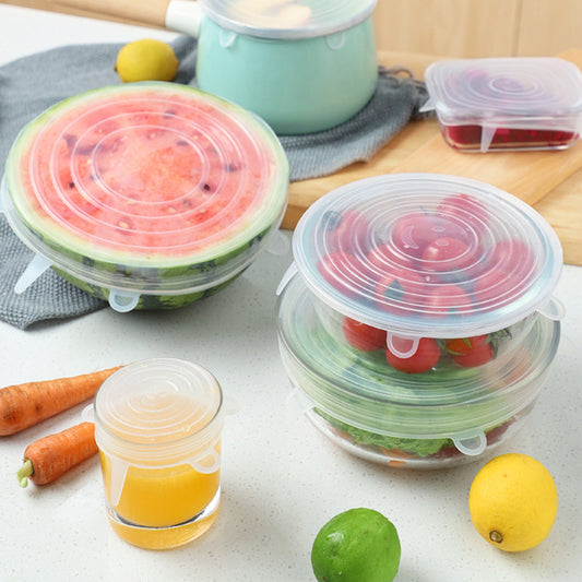Terra Reusable Silicone Stretch Lids (6-Piece Set)