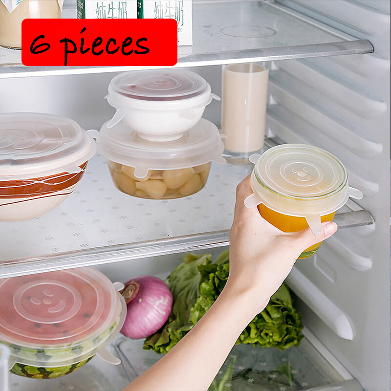 Terra Reusable Silicone Stretch Lids (6-Piece Set)
