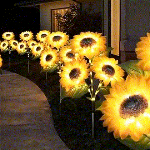 🌞Women's Equality Day - Solar LED Sunflower Garden Lights-29.6inch/75cm 🌻