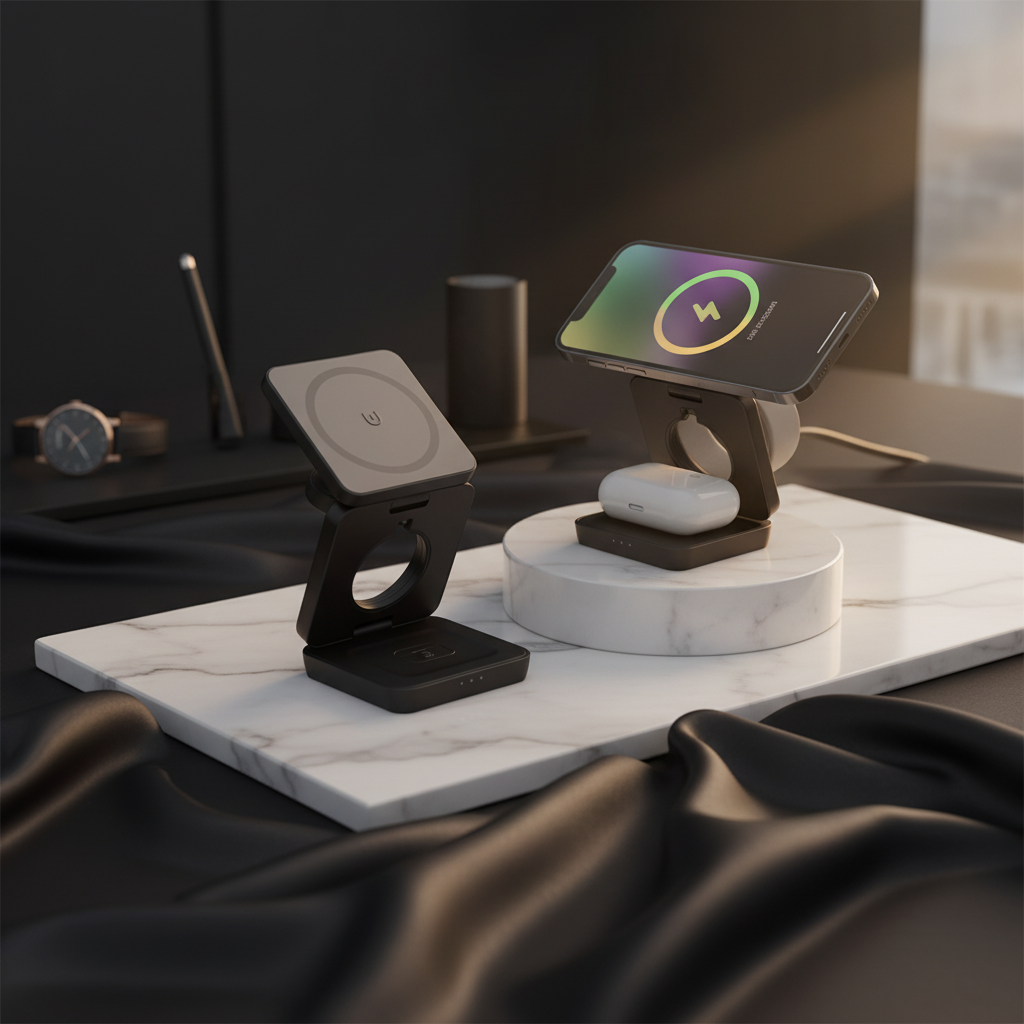 Terra 3-in-1 "Origami" Magnetic Wireless Charger