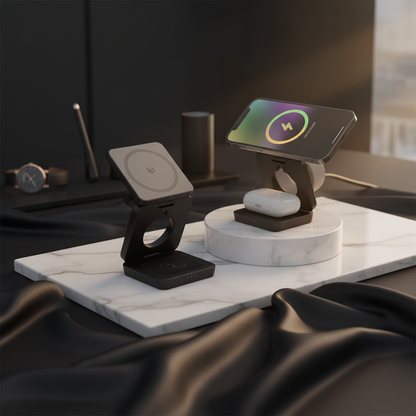 Terra 3-in-1 "Origami" Magnetic Wireless Charger